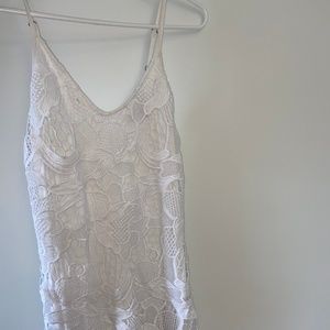 White Dress with lace detail
